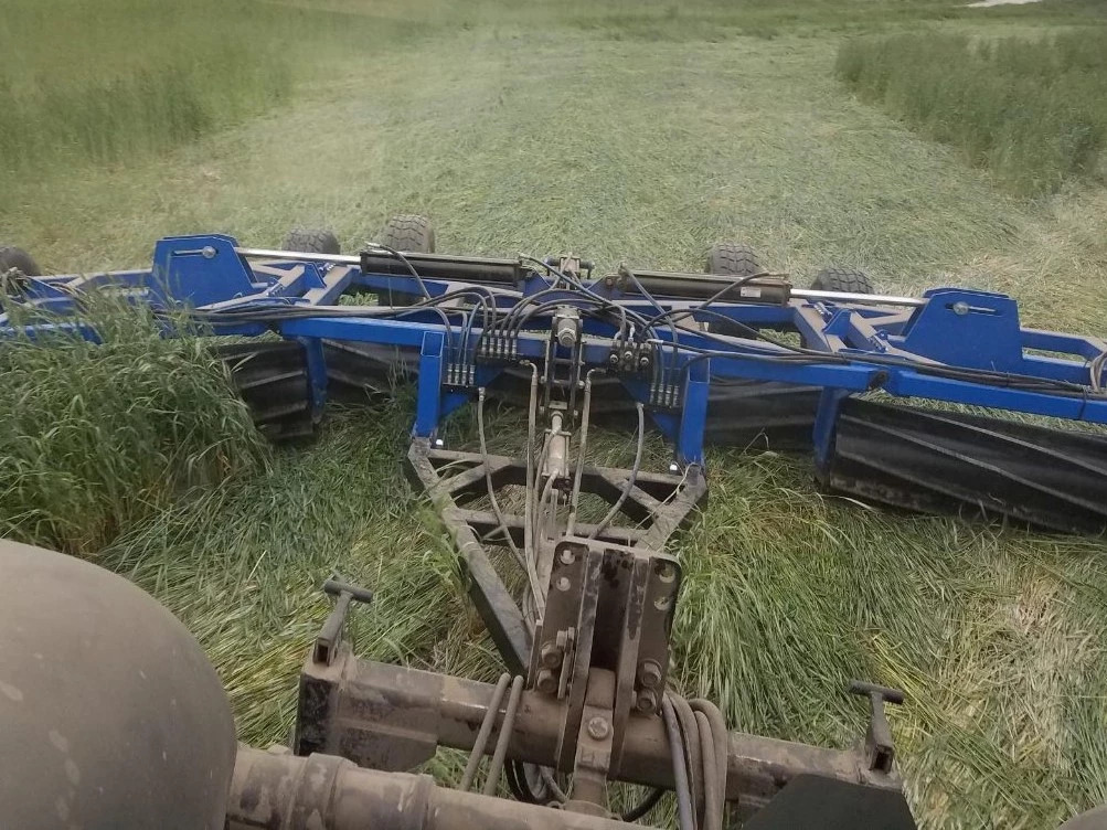 Progressive Ag Crop Roller in Field